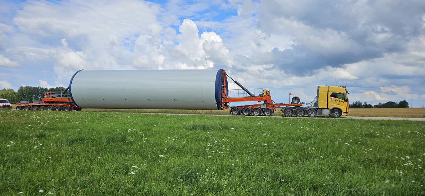 Silvasti on the new Mega Windmill Trailer XXL: “Even more stable than expected”